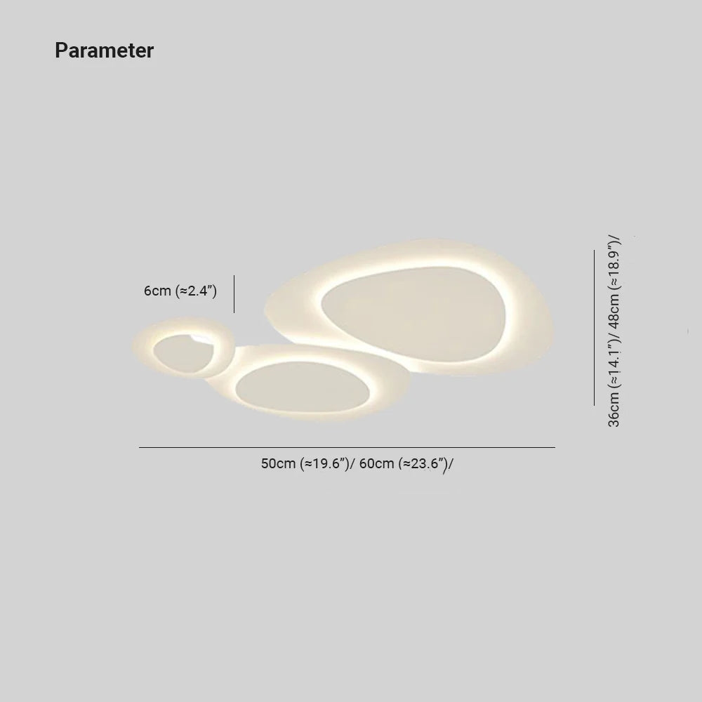 Luminaire Jurel Plafonnier Nuage Blanc Chambre A Couche