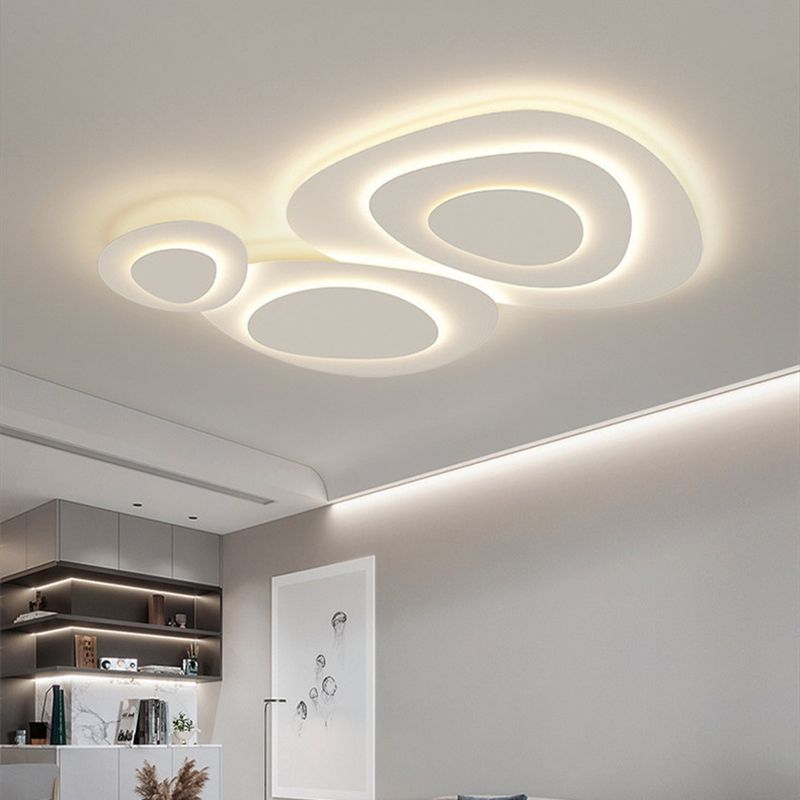 Luminaire Jurel Plafonnier Nuage Blanc Chambre A Couche