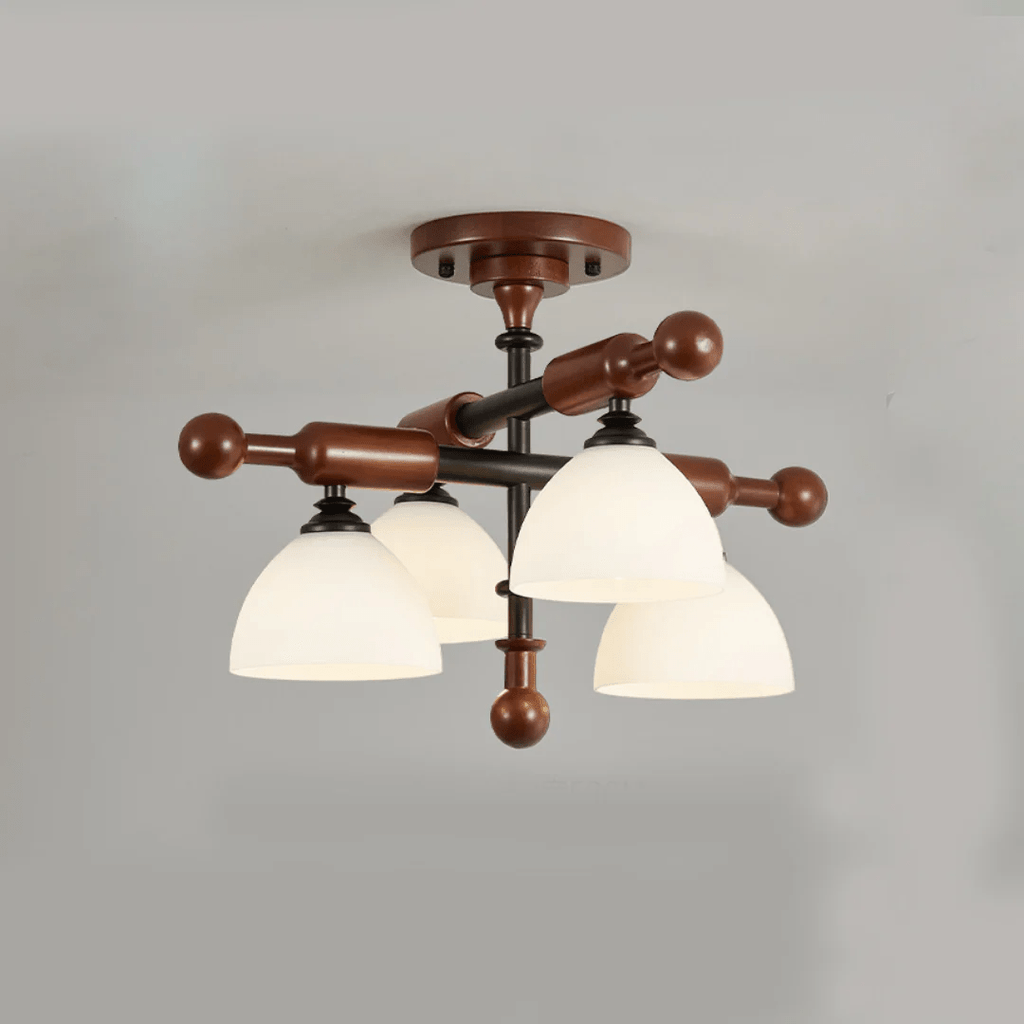 Luminaire Rusticana Poutre Bois Plafonnier Lumière