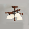 Luminaire Rusticana Poutre Bois Plafonnier Lumière