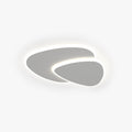 Luminaire Zeno Plafonnier Triangle Moderne Blanc Salon