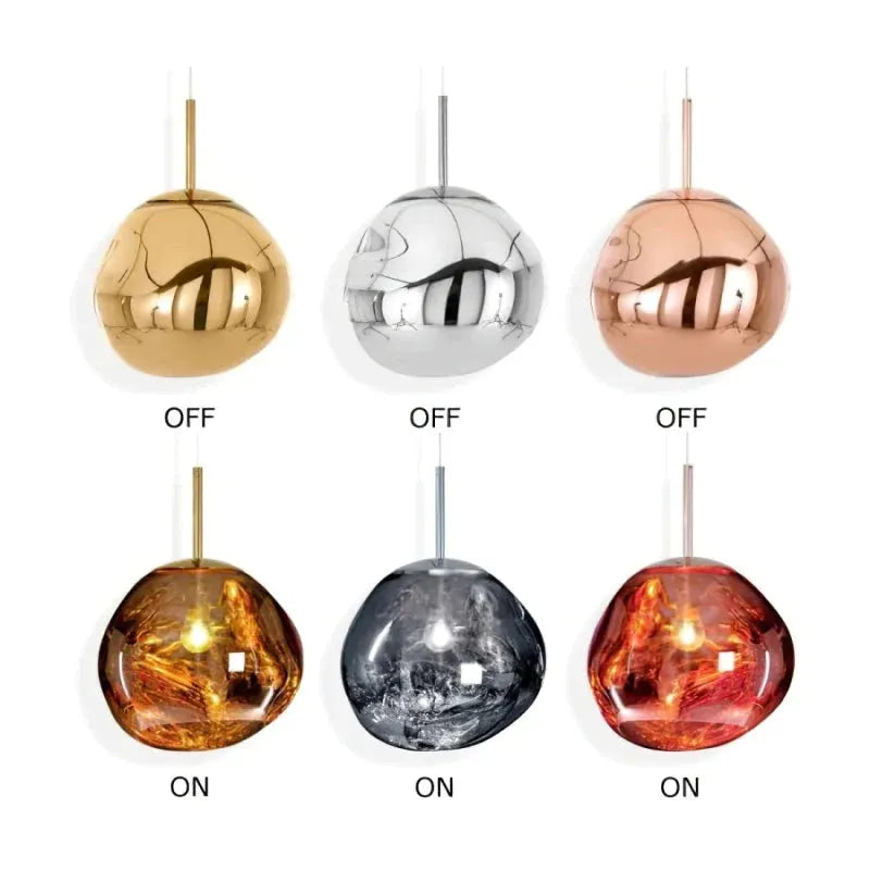 Milo Suspension Moderne Coloré Irregulier