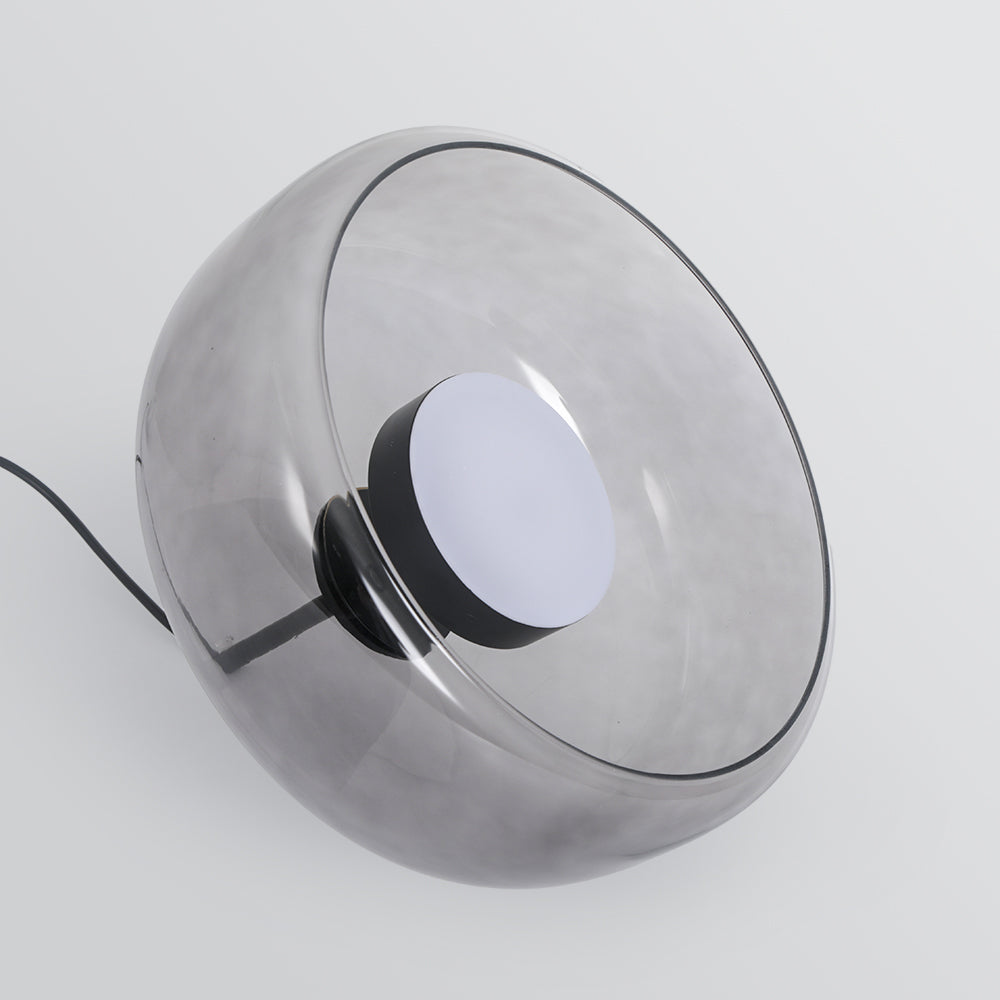 June Suspension Cylindre Moderne Verre. Claire/Grise Fumée/Ambre