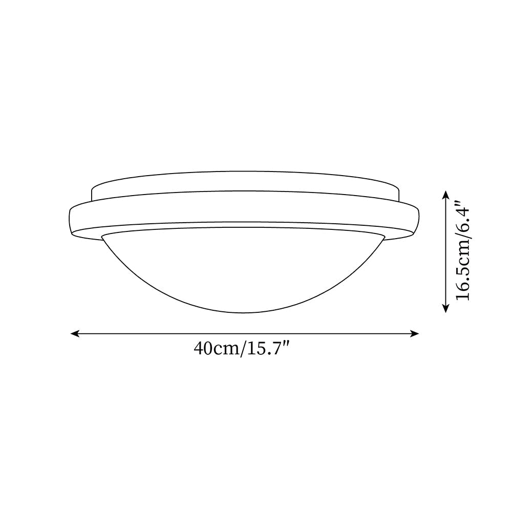Luminaire en verre Aire Lustre Plafonnier Dôme en Verre Crème Lueur Douce