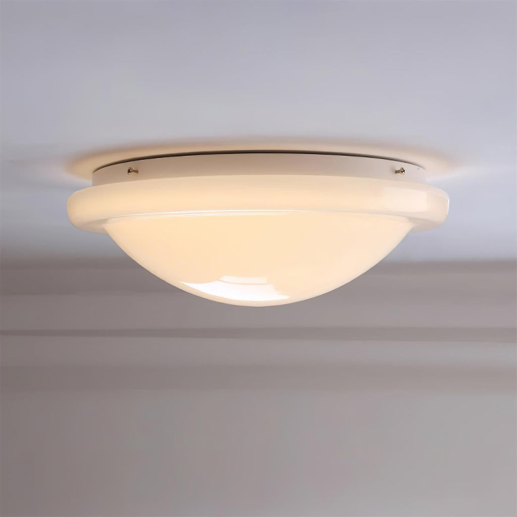 Luminaire en verre Aire Plafonnier Encastré Verre Dôme Minimaliste