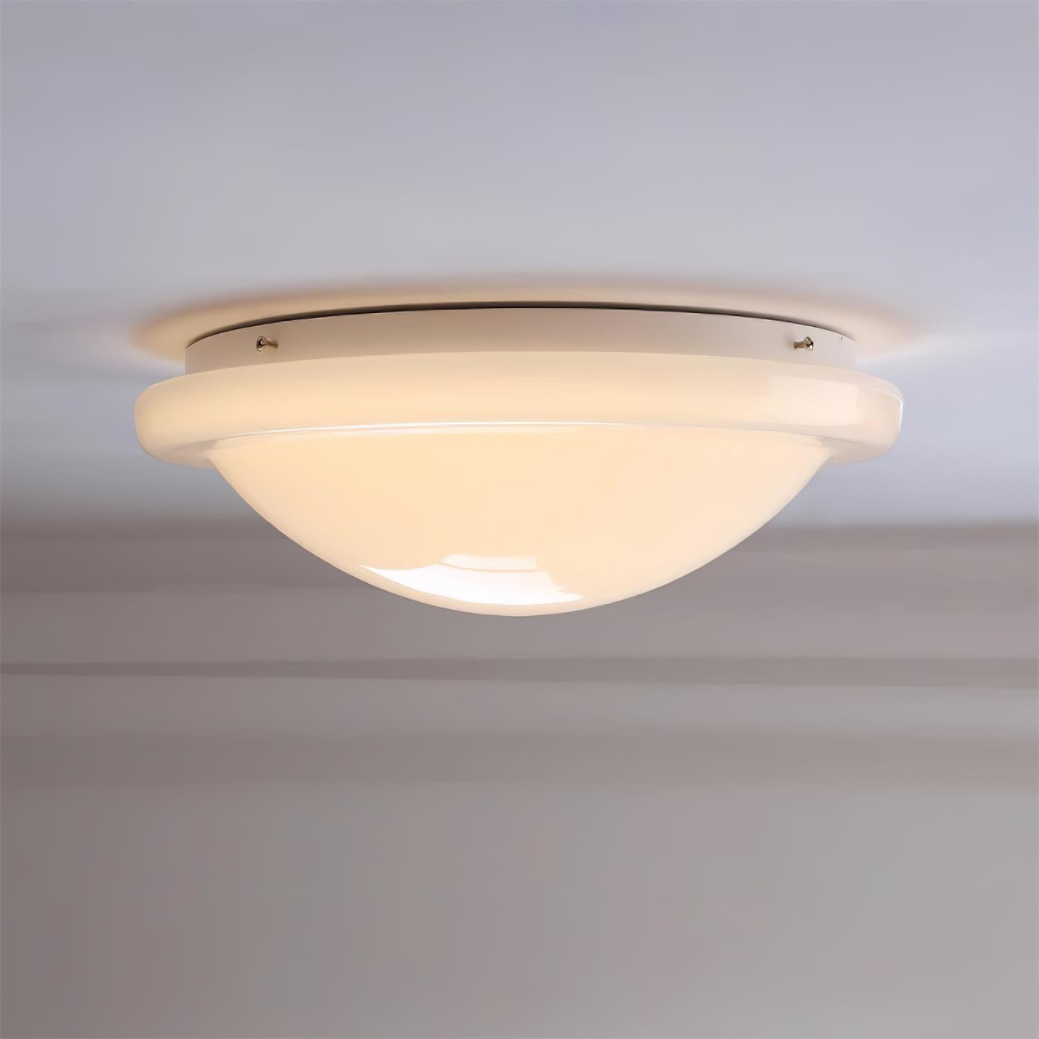 Luminaire en verre Aire Plafonnier Encastré Verre Dôme Minimaliste