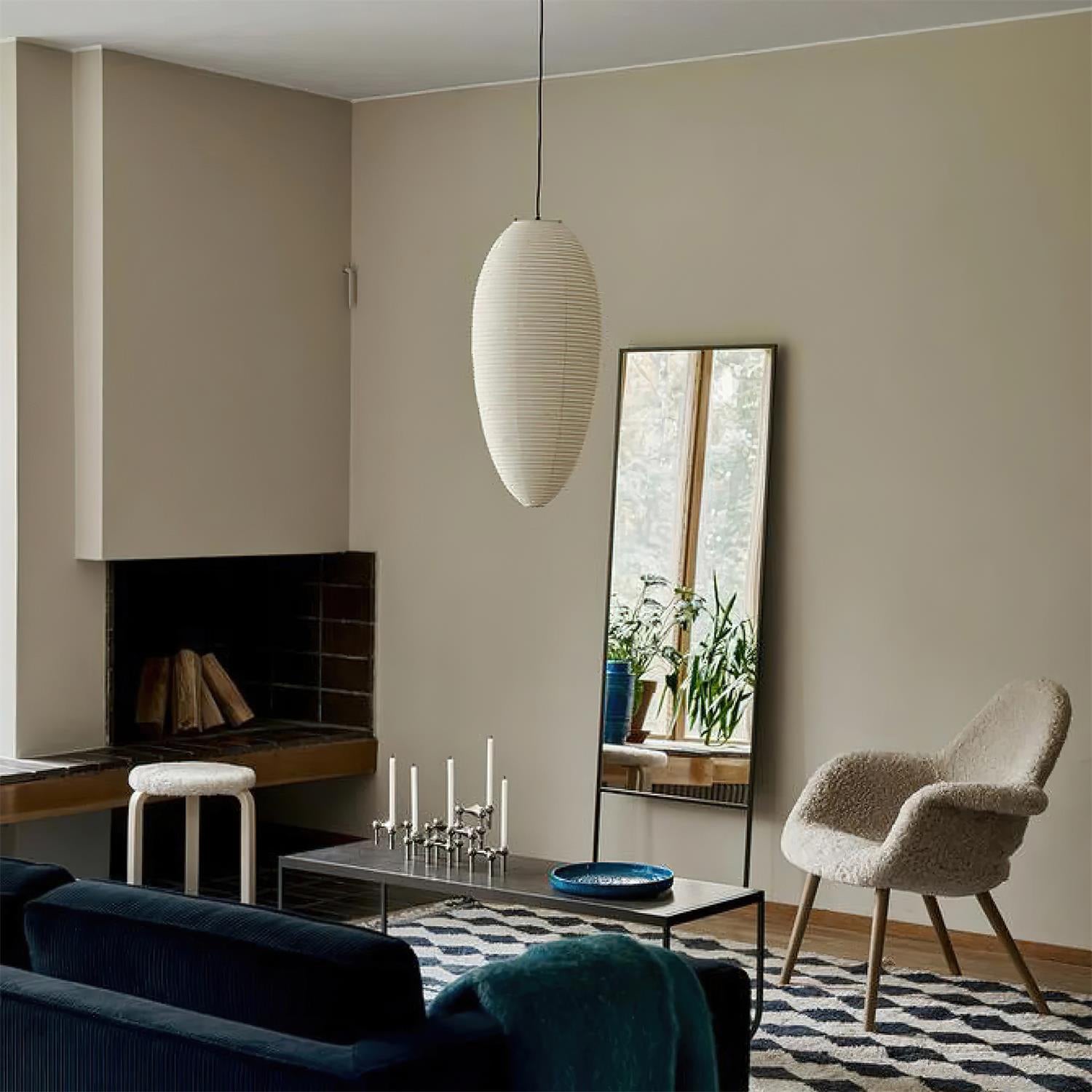 Akari Modern Rice Paper Pendant Lamp