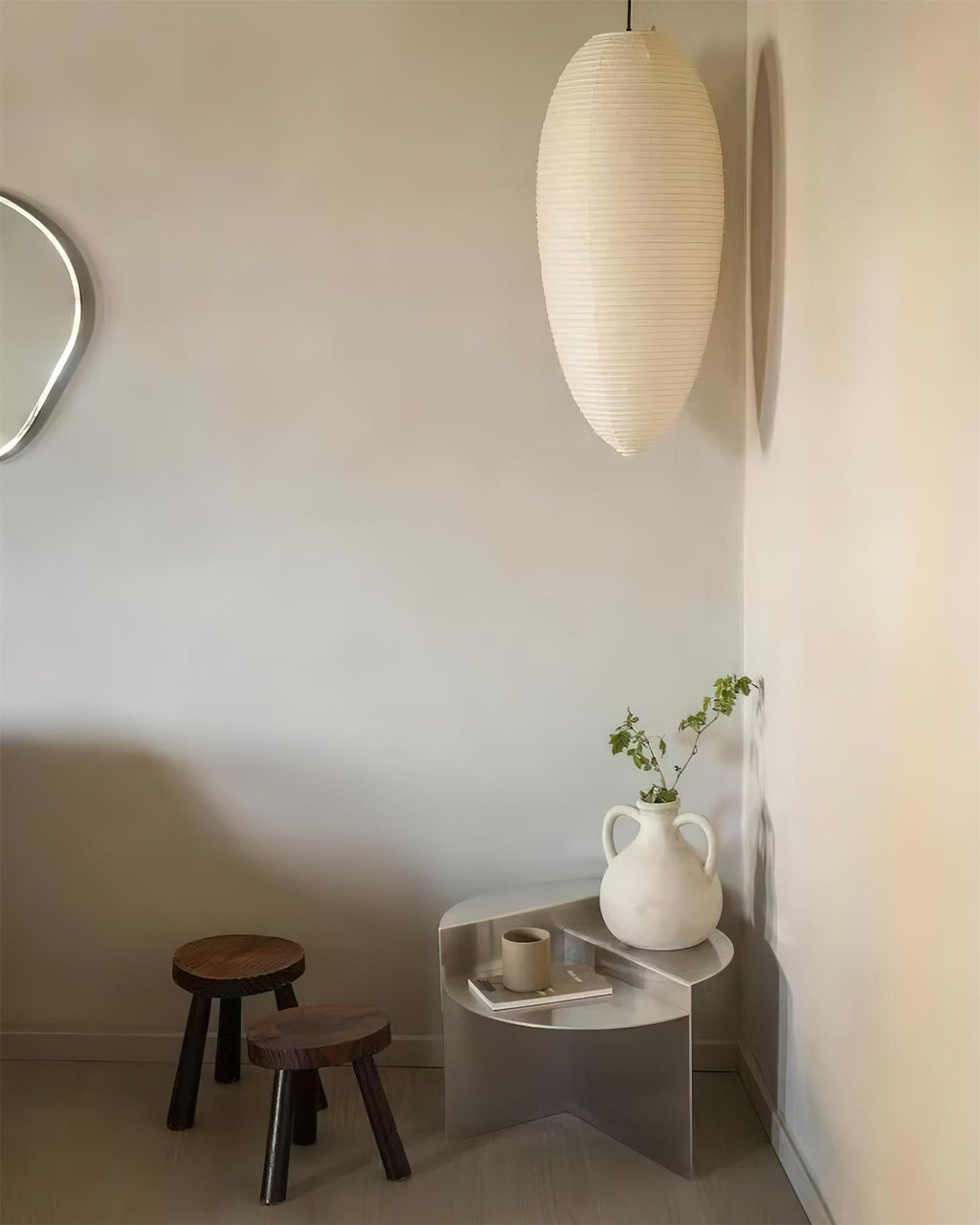 Akari Modern Rice Paper Pendant Lamp