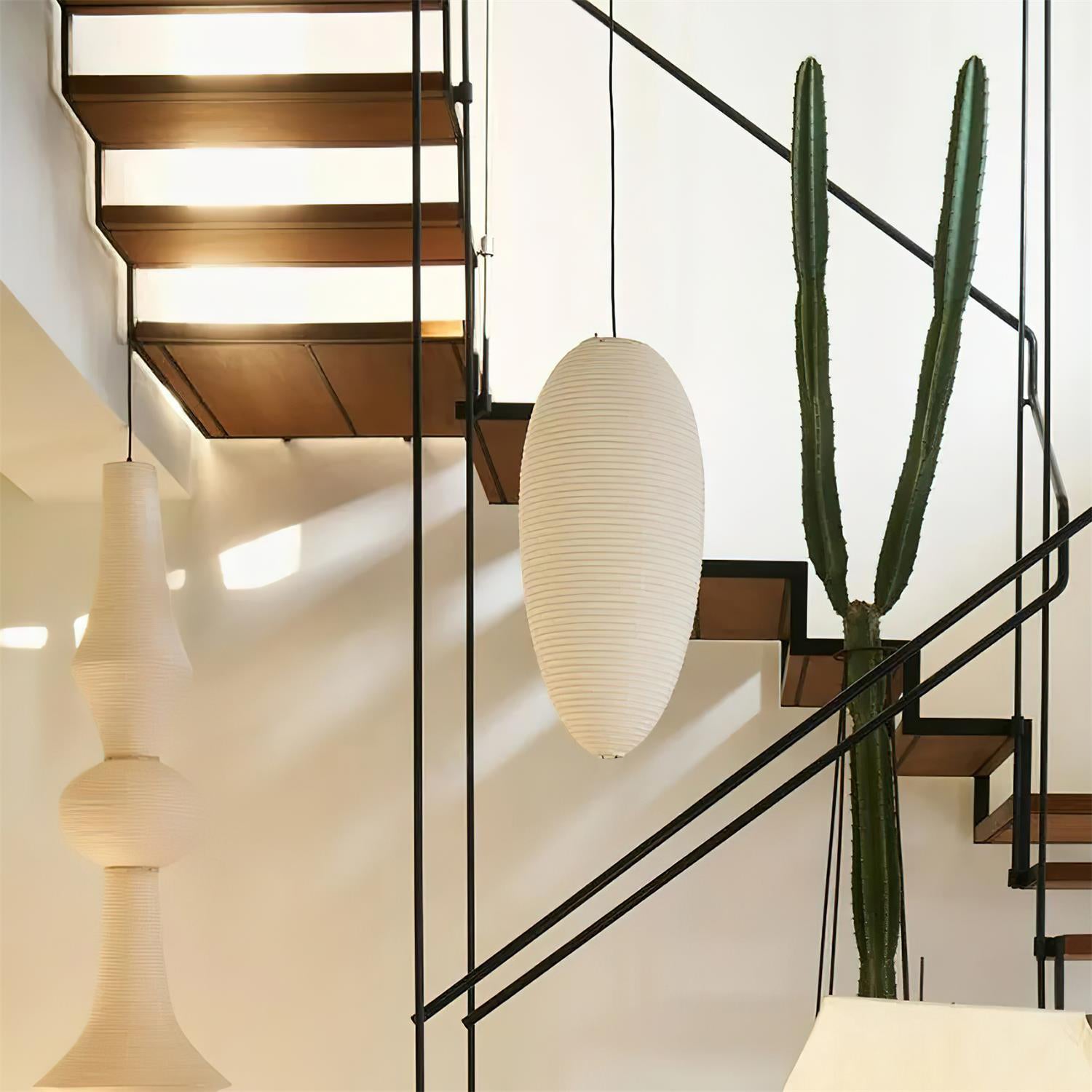 Akari Modern Rice Paper Pendant Lamp