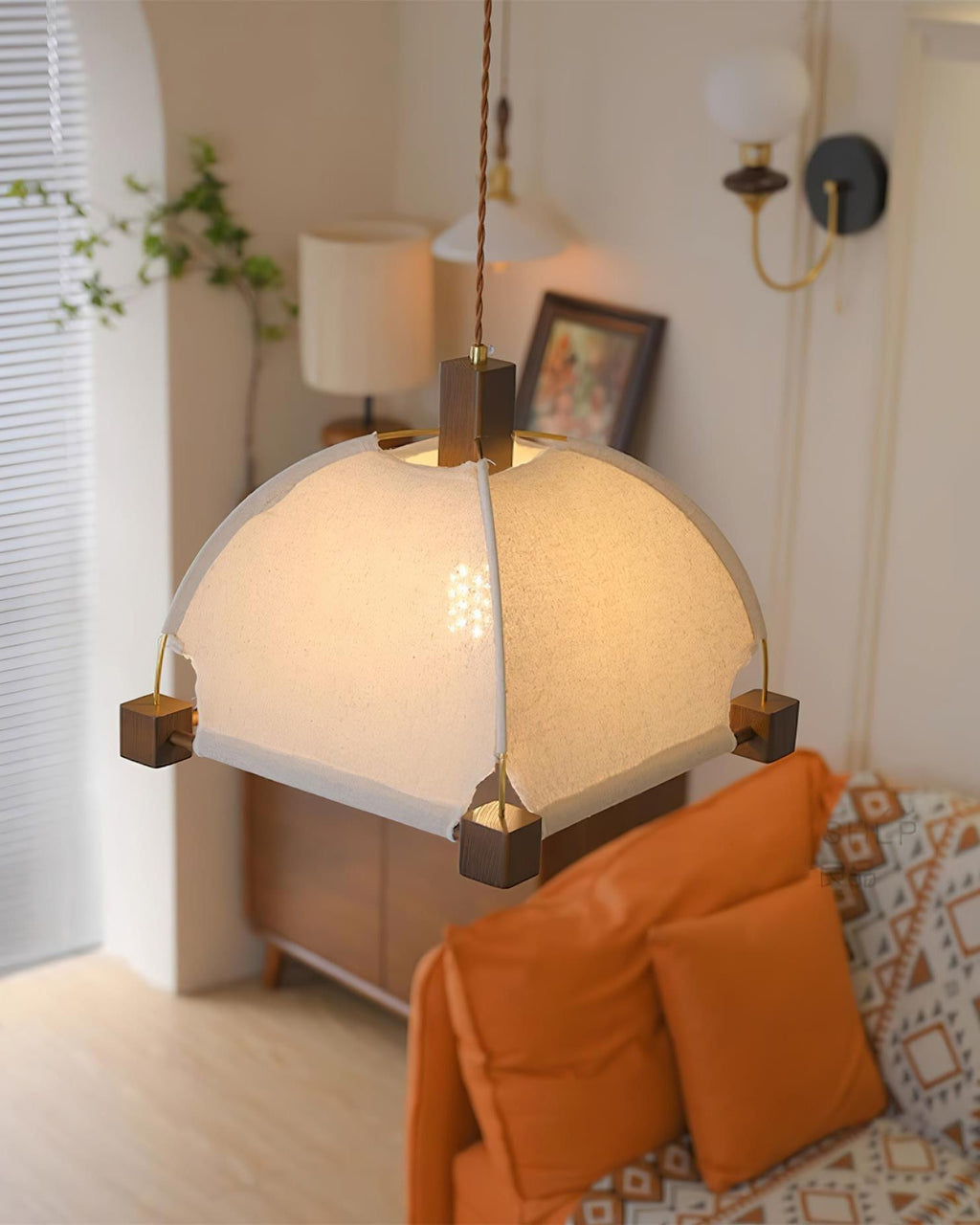 Suspension Allegra Suspension Tissu Cadre Minimaliste