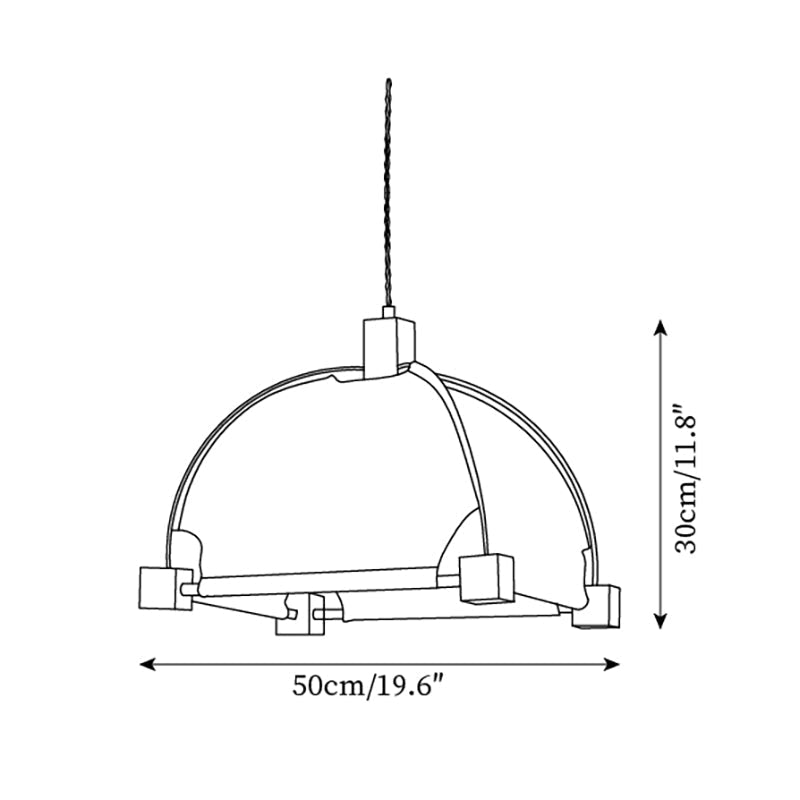 Suspension Allegra Suspension Tissu Cadre Minimaliste