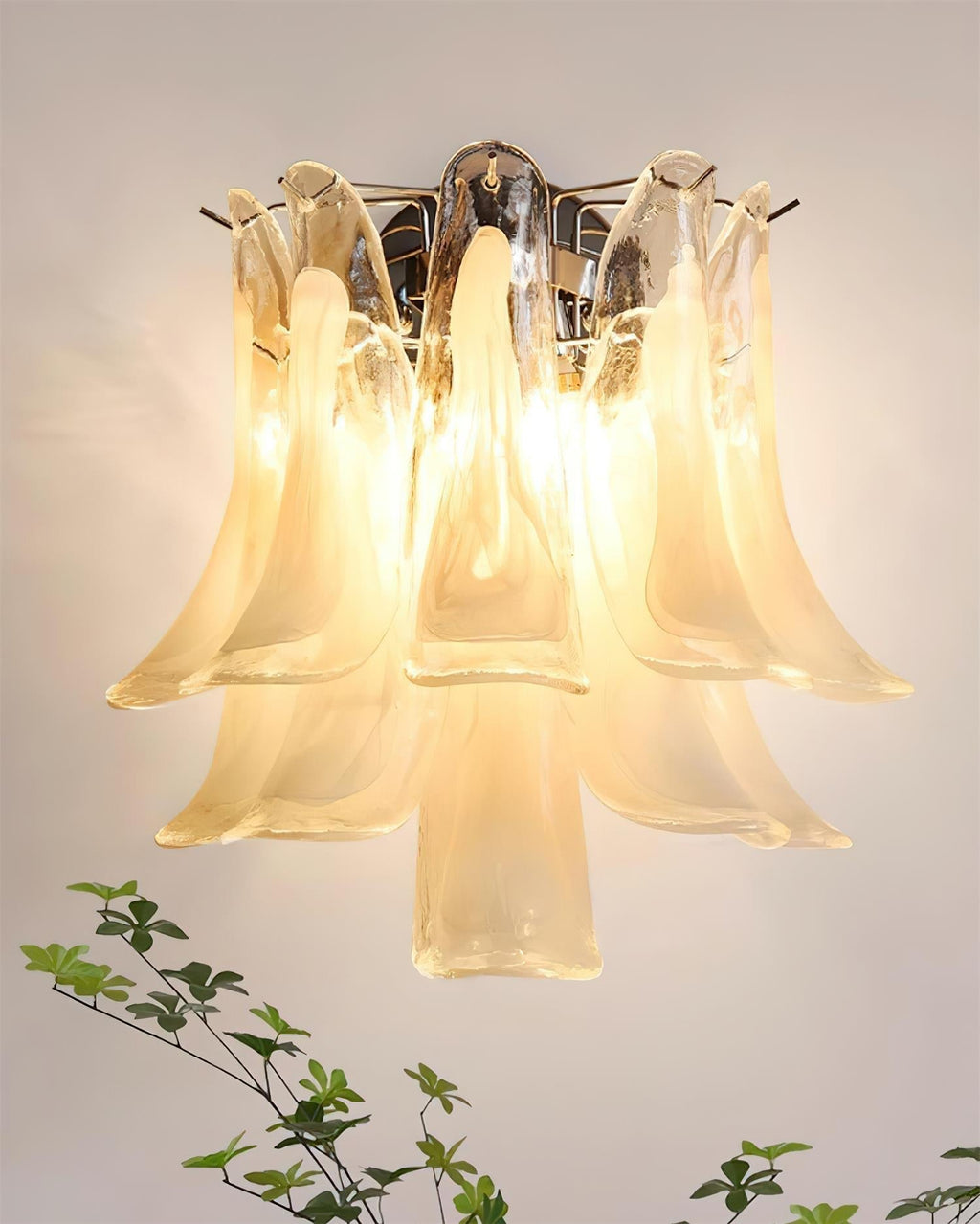 Alrinis Applique Murale Sculpturale Cascade de Pétales