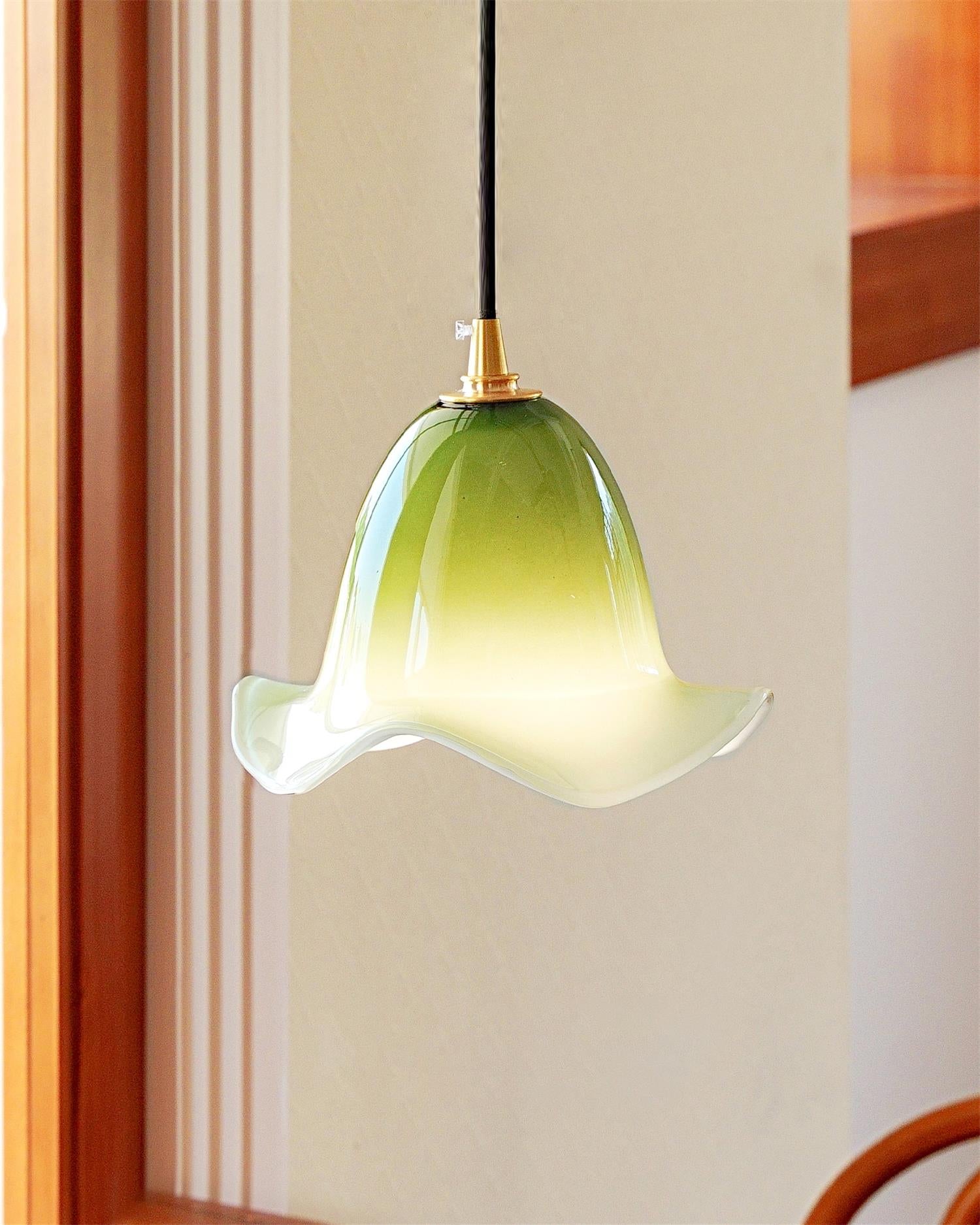 Aluna Suspension Abat-jour Courbé Organique