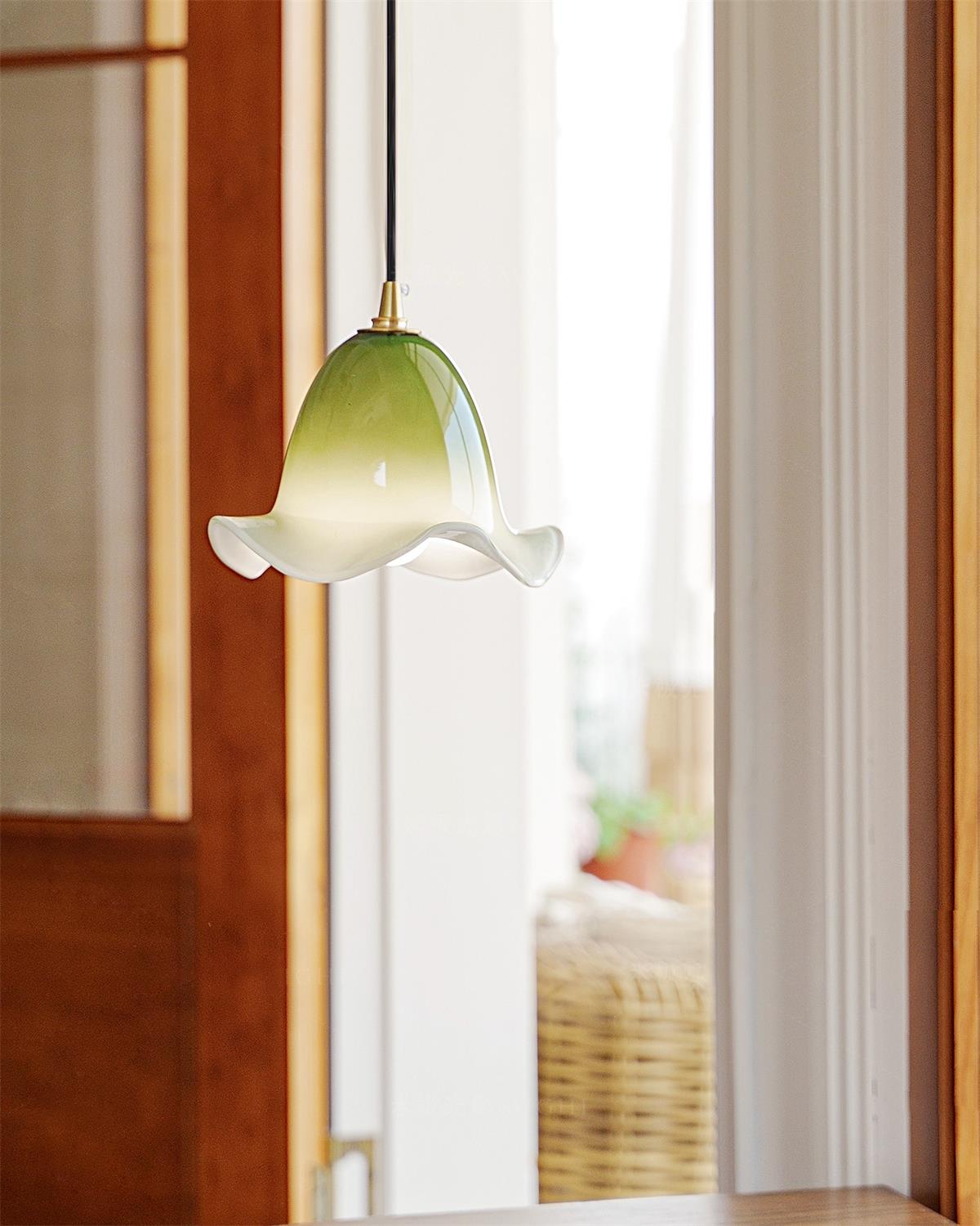 Aluna Suspension Abat-jour Courbé Organique