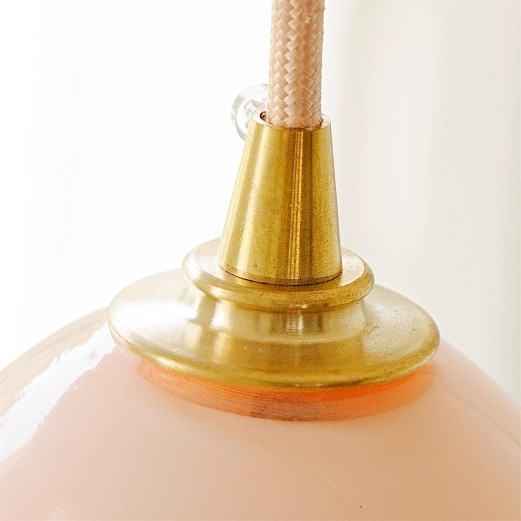 Aluna Suspension Abat-jour Courbé Organique