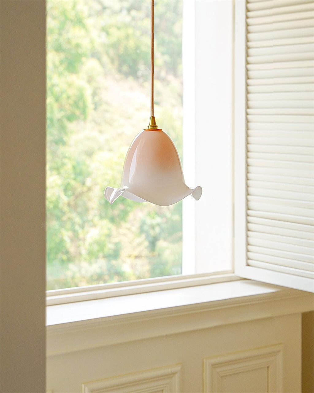 Aluna Suspension Abat-jour Courbé Organique