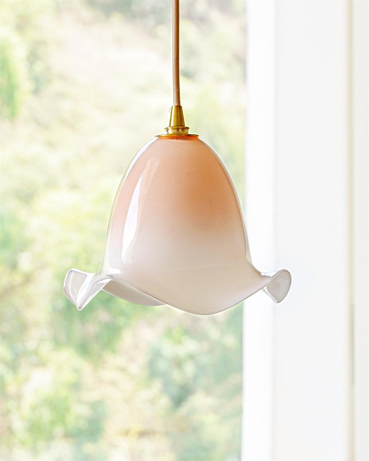 Aluna Suspension Abat-jour Courbé Organique