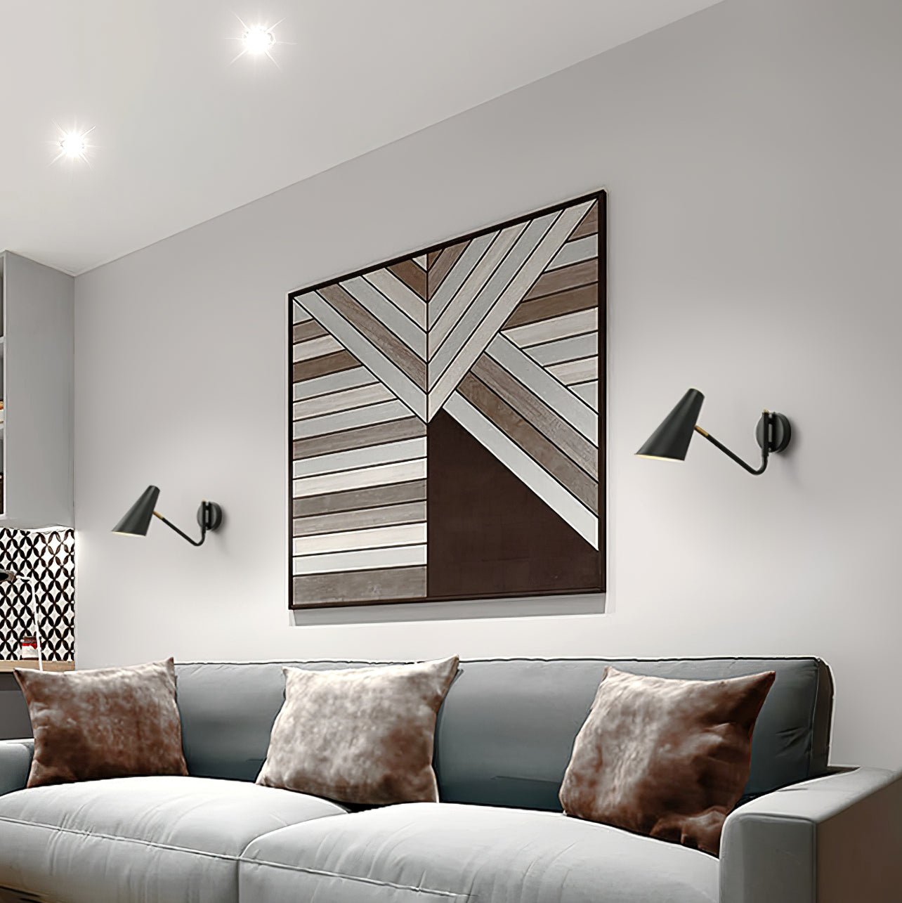 Amaris Applique Murale Industrielle Vintage