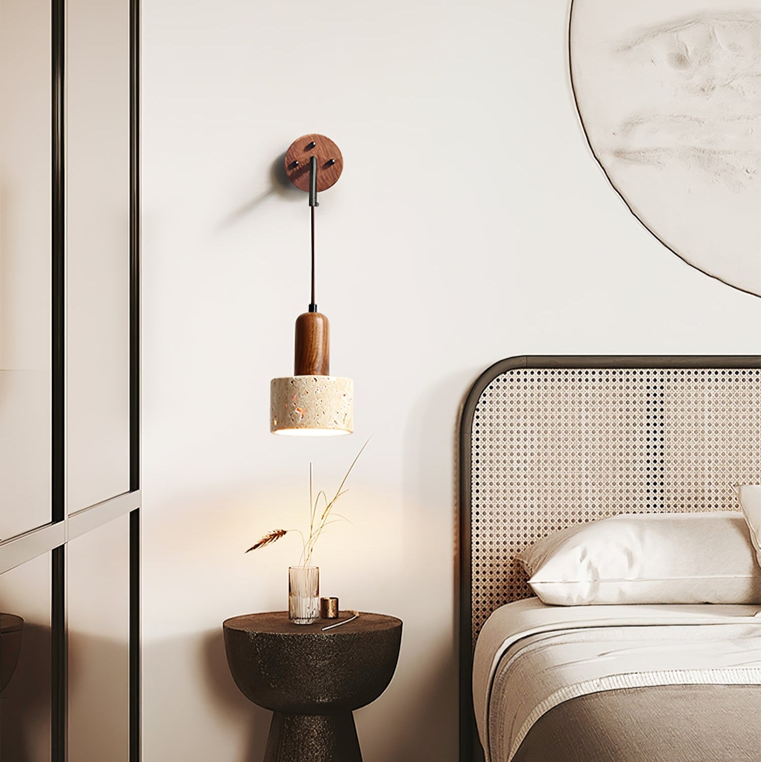 Alcarion Travertin Applique Lumière