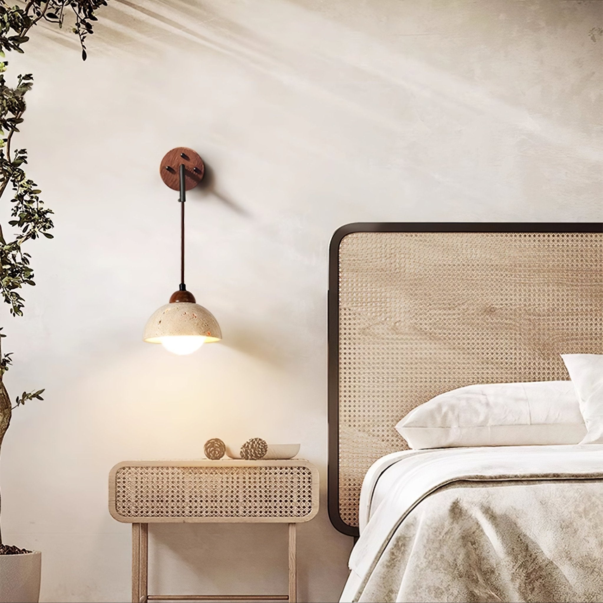 Alcarion Travertin Applique Lumière