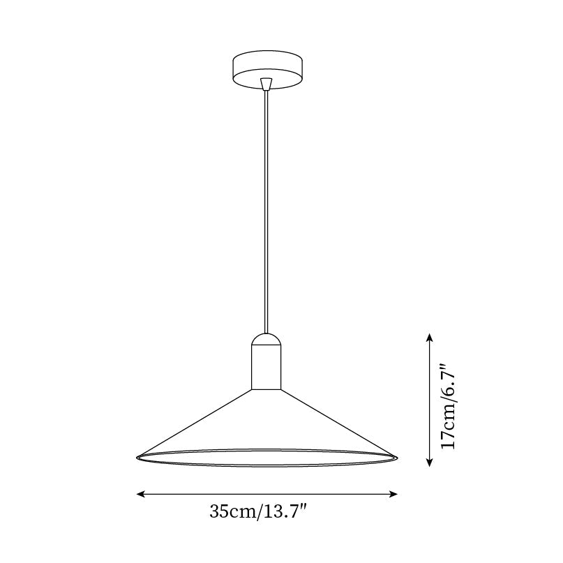 Suspension Aether Suspension LED Acrylique Minimaliste
