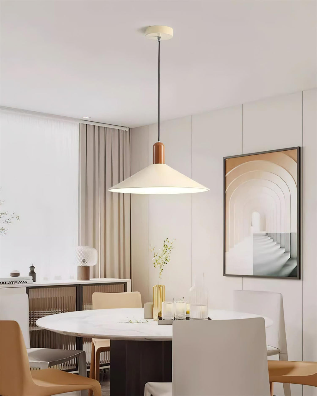 Suspension Aether Suspension LED Acrylique Minimaliste