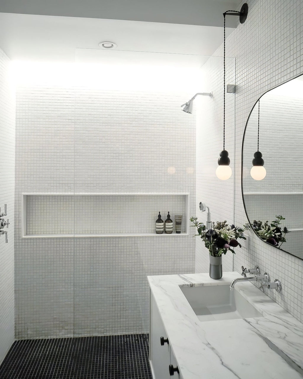 Adrion Série Boule Verre Luminaire Mural