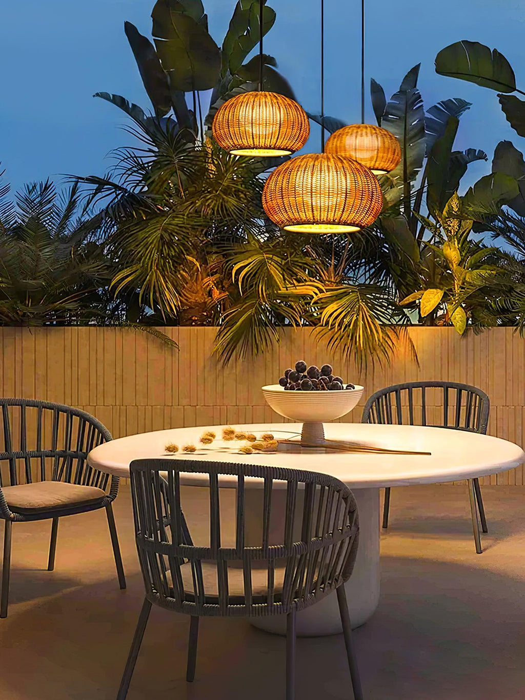 Adam Suspension Rétro en Bambou