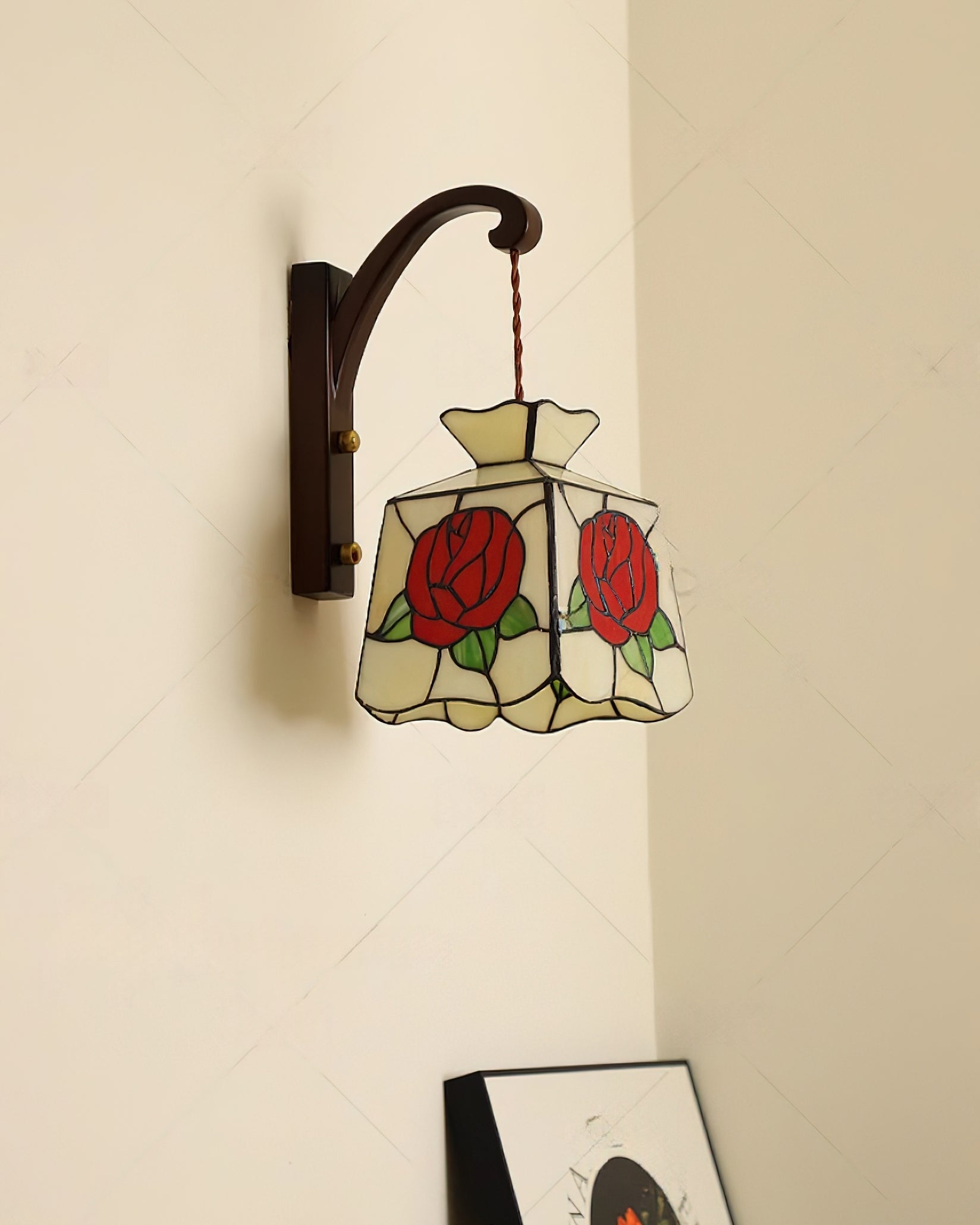 Roselit Applique Murale Motif Rose