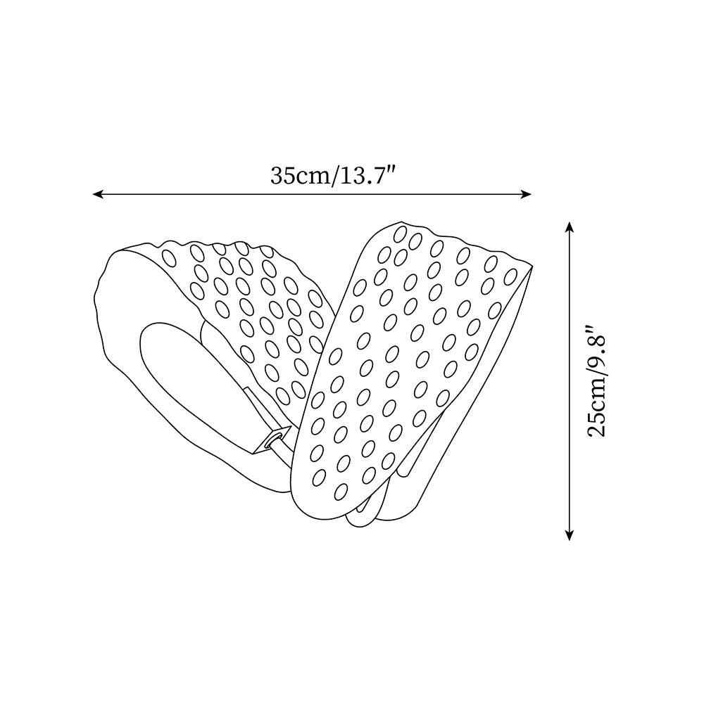 Aira Applique Murale Bleue en Verre Nervuré avec Bras en Laiton, Style Chic et Glamour