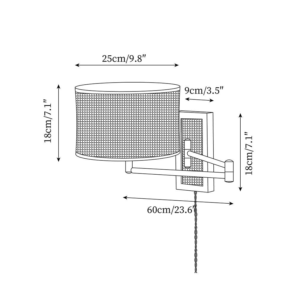Rivaro Applique Murale Bras Pivotant Vintage