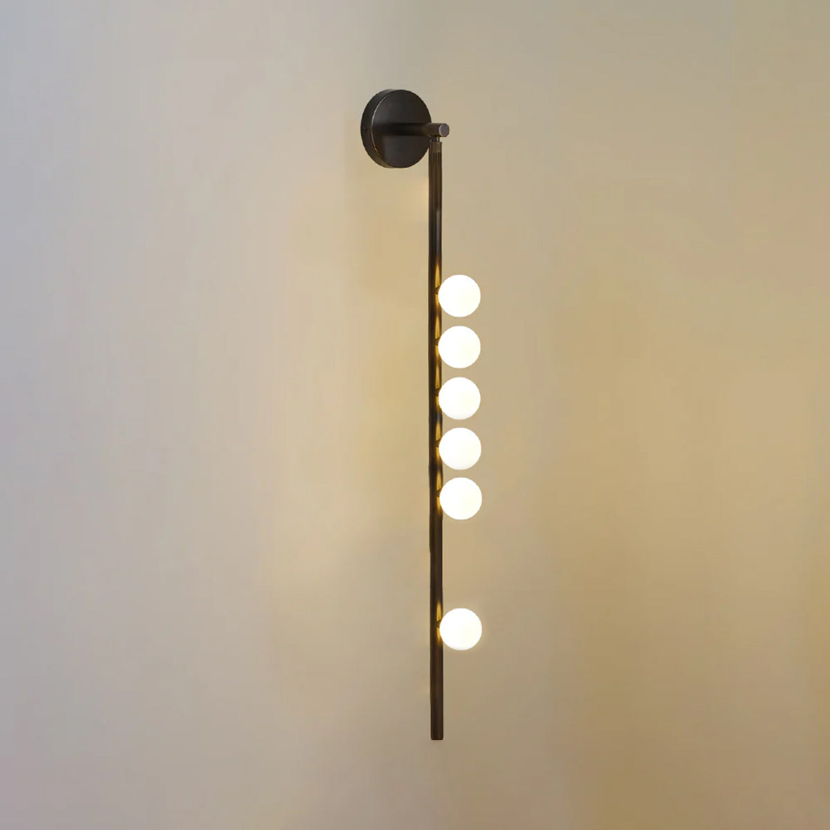 Rory Applique Murale Tube Laiton Verre Minimaliste Moderne