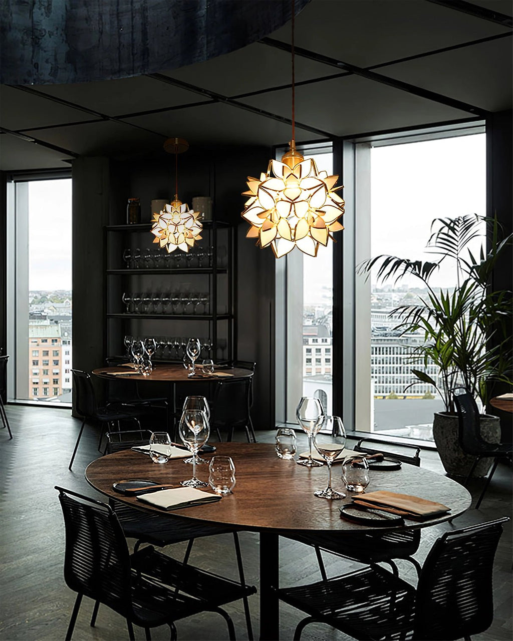 Amara Suspension en verre de luxe