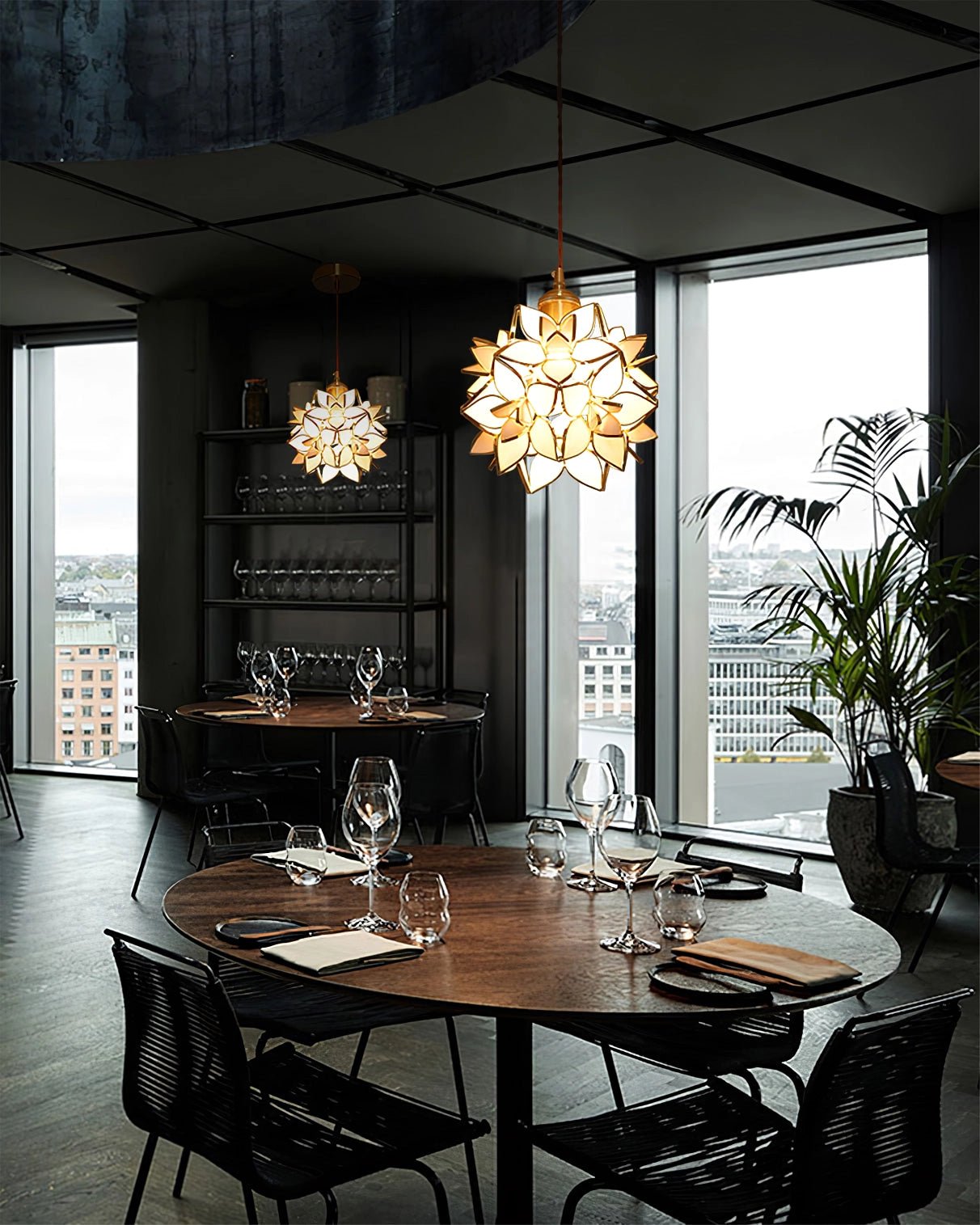 Amara Suspension en verre de luxe