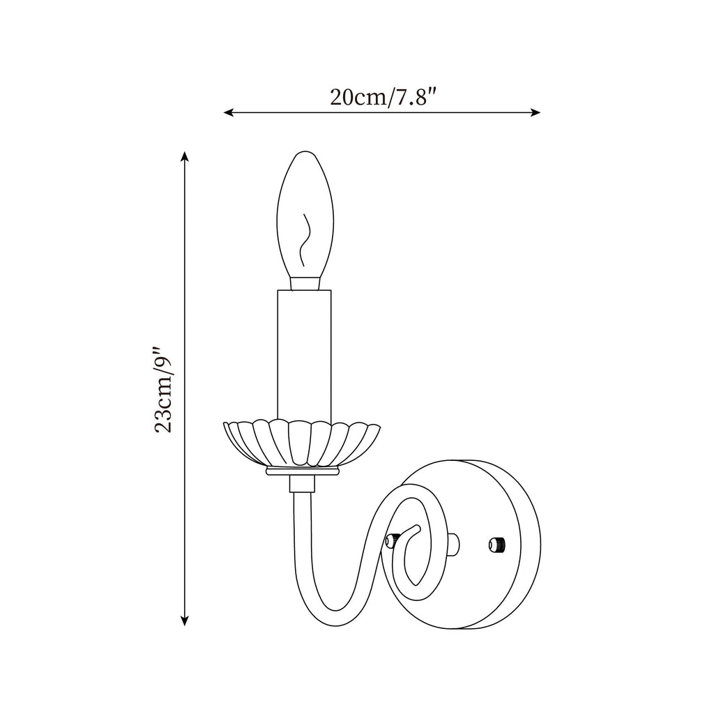 Applique Murale Château Chandelle