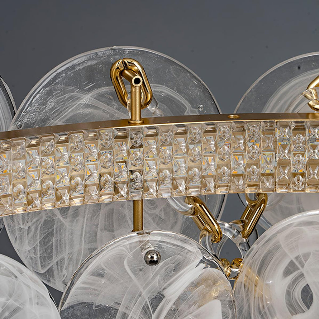 Luminaire en verre Ruby Lustre en Verre Luxe
