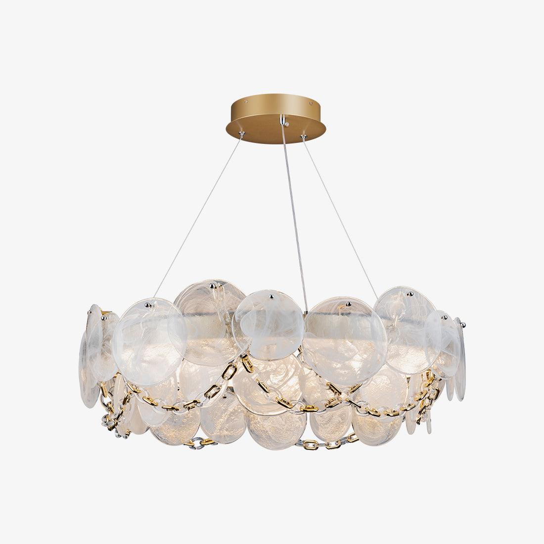 Luminaire en verre Ruby Lustre en Verre Luxe