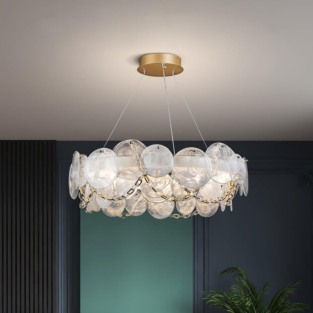 Luminaire en verre Ruby Lustre en Verre Luxe