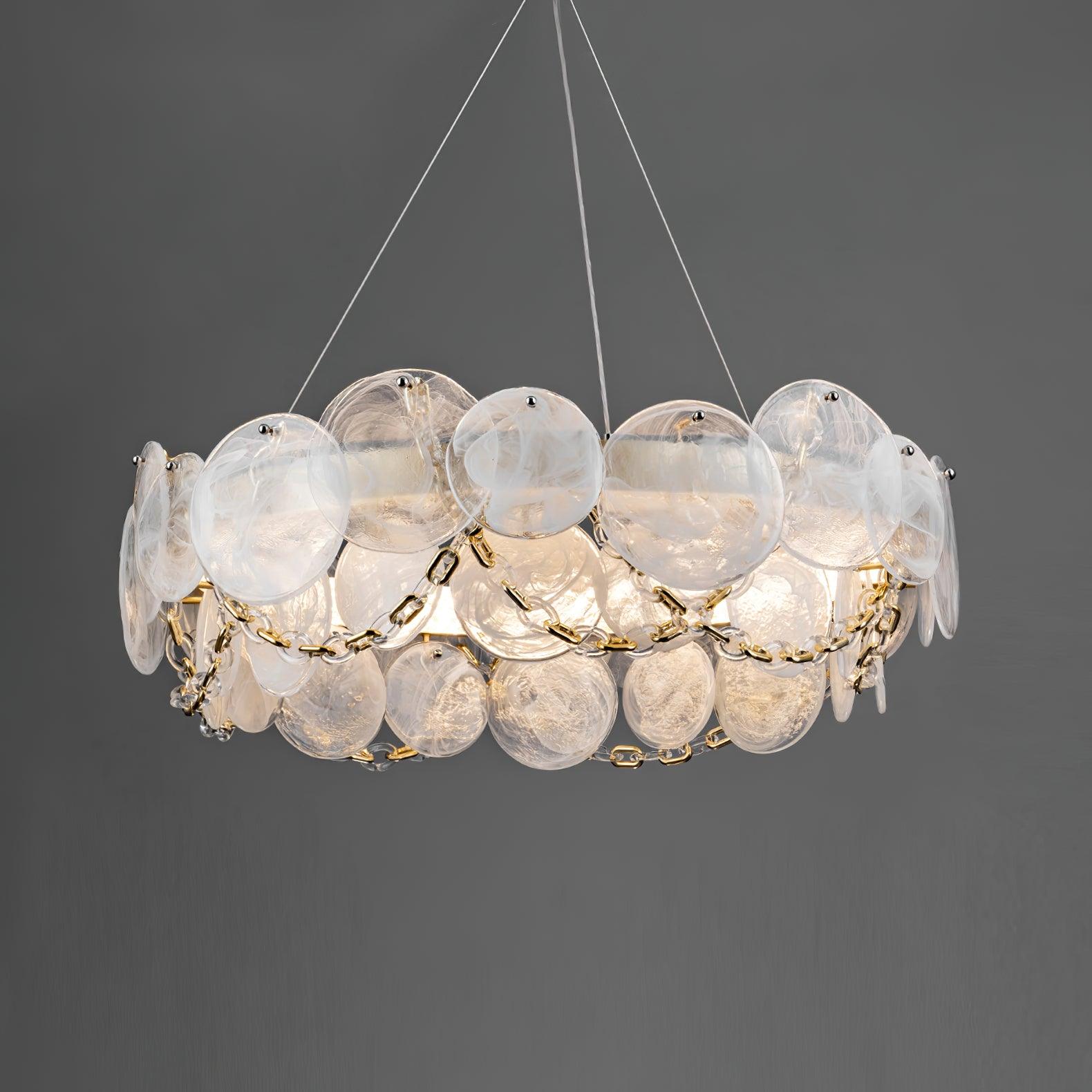 Luminaire en verre Ruby Lustre en Verre Luxe