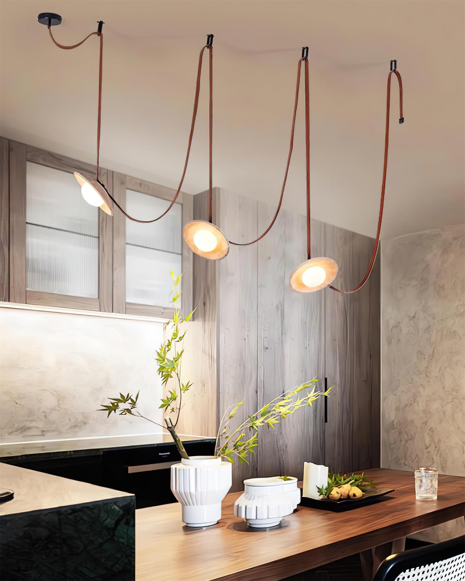 Luminaire en travertin Ritta Lustre Travertin Moderne