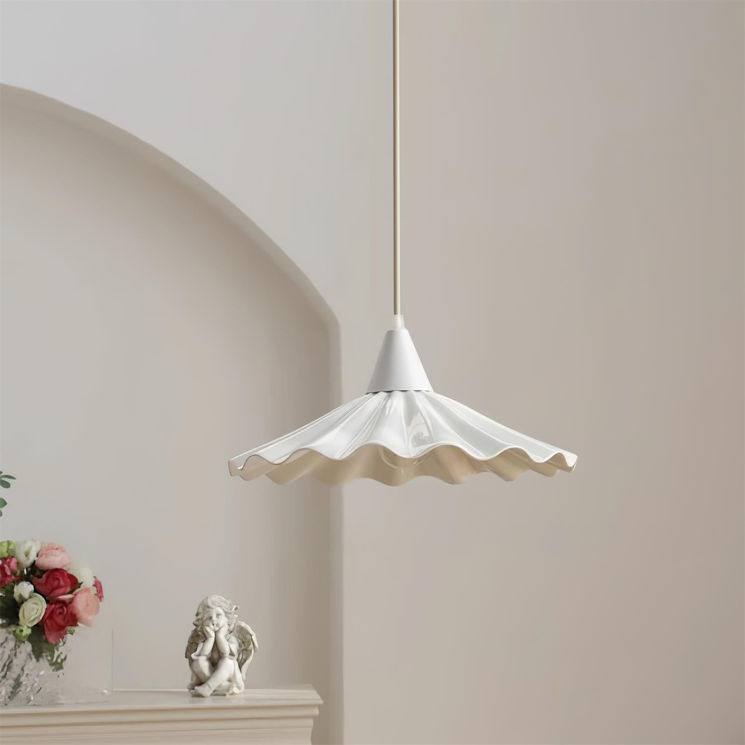Rivora Suspension Céramique Blanche