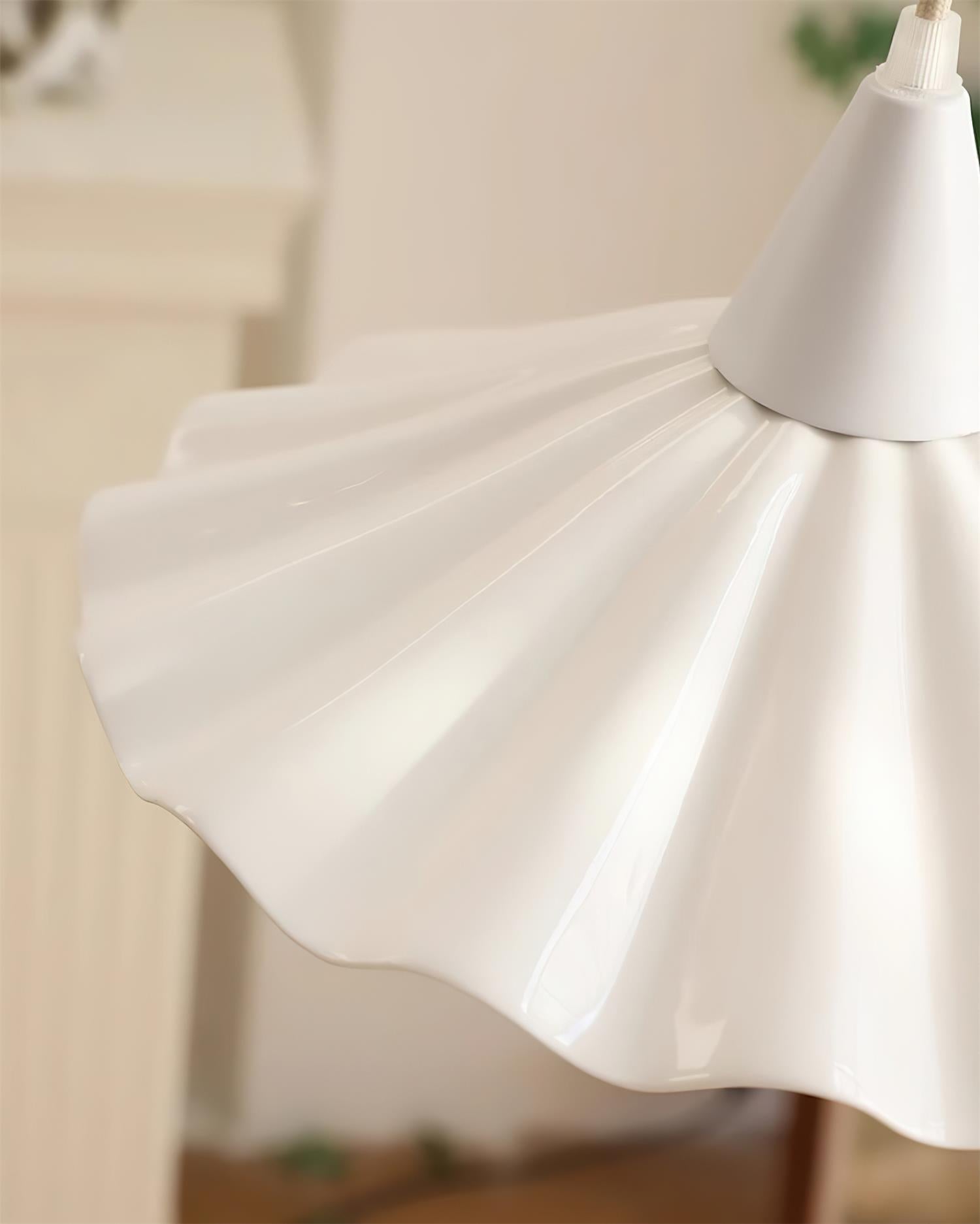 Rivora Suspension Céramique Blanche