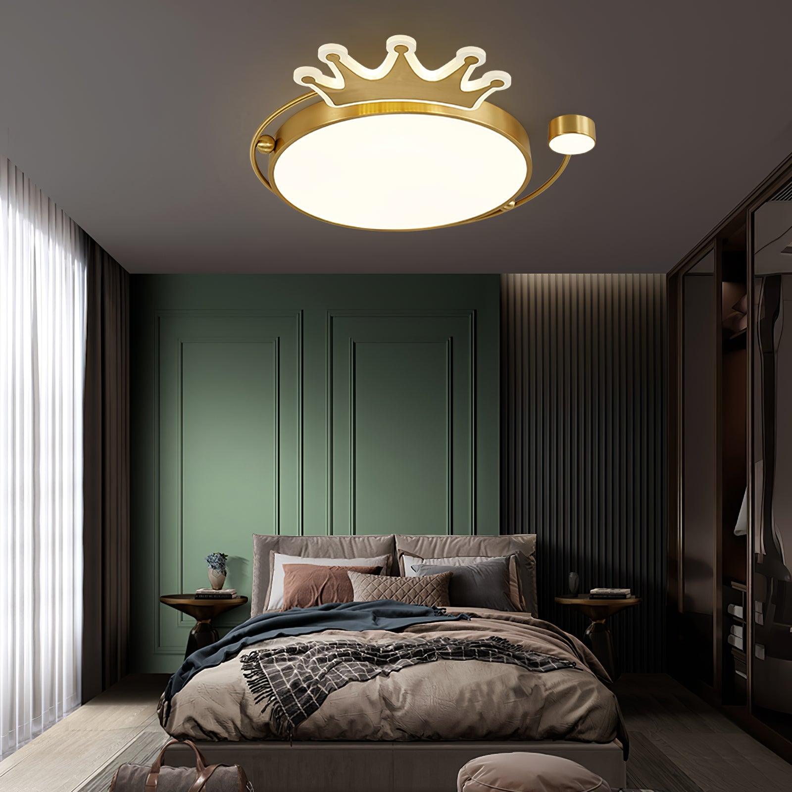Luminaire Aloror Lampe Plafonnier Classique Art Couronne