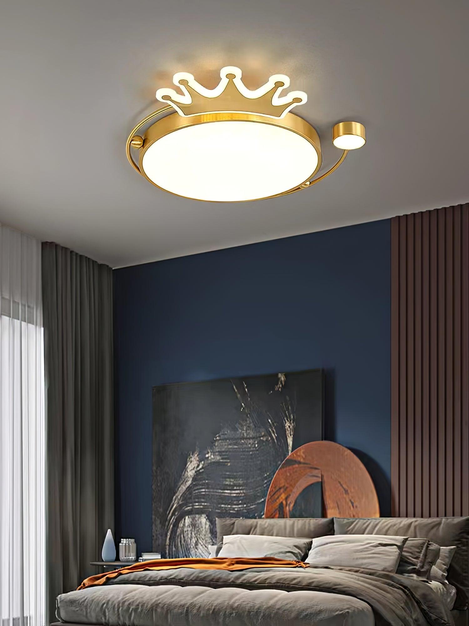 Luminaire Aloror Lampe Plafonnier Classique Art Couronne