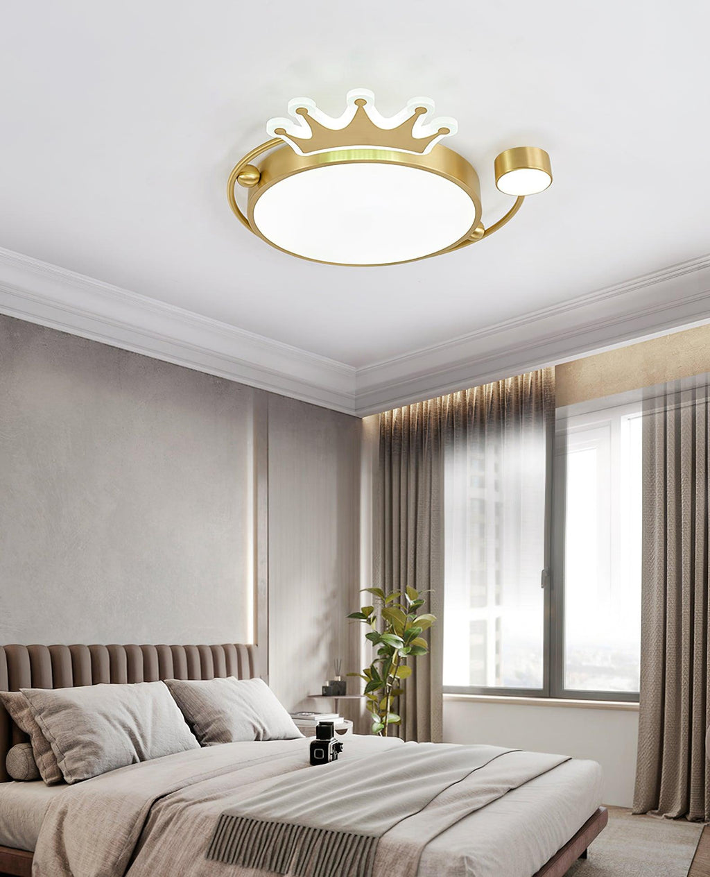 Luminaire Aloror Lampe Plafonnier Classique Art Couronne