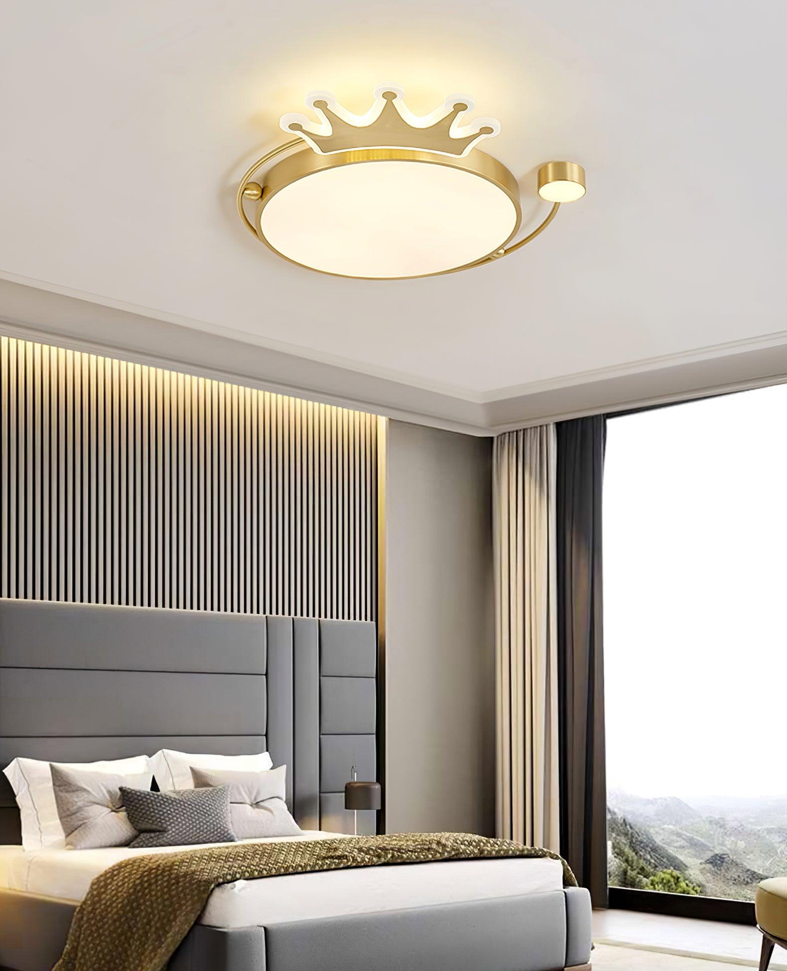Luminaire Aloror Lampe Plafonnier Classique Art Couronne