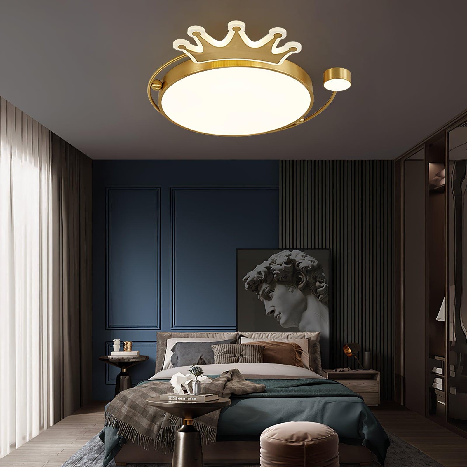 Luminaire Aloror Lampe Plafonnier Classique Art Couronne