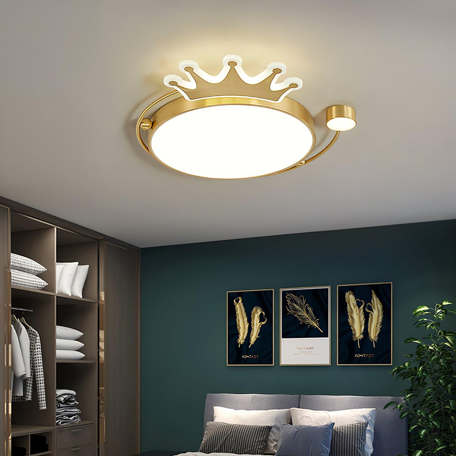 Luminaire Aloror Lampe Plafonnier Classique Art Couronne