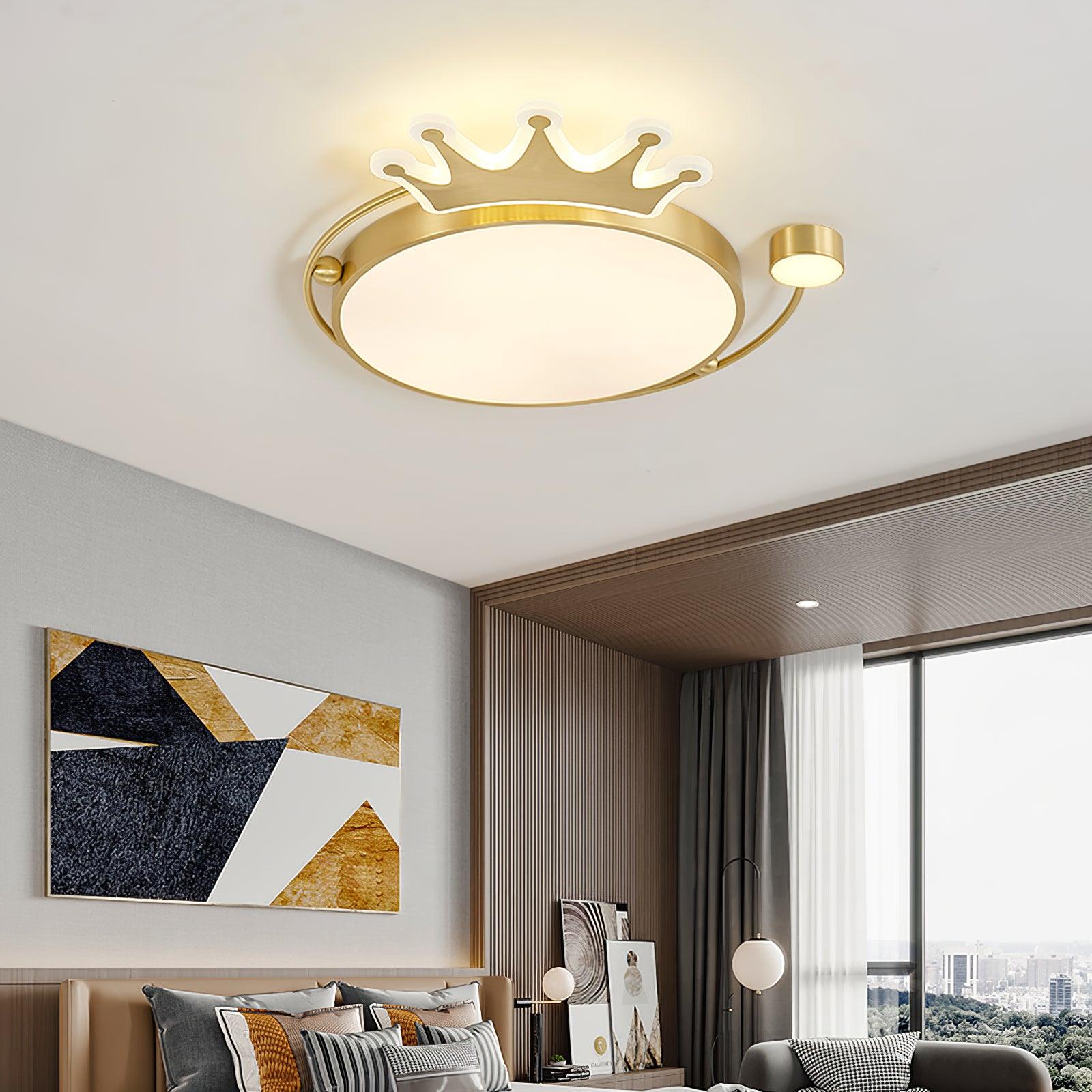Luminaire Aloror Lampe Plafonnier Classique Art Couronne
