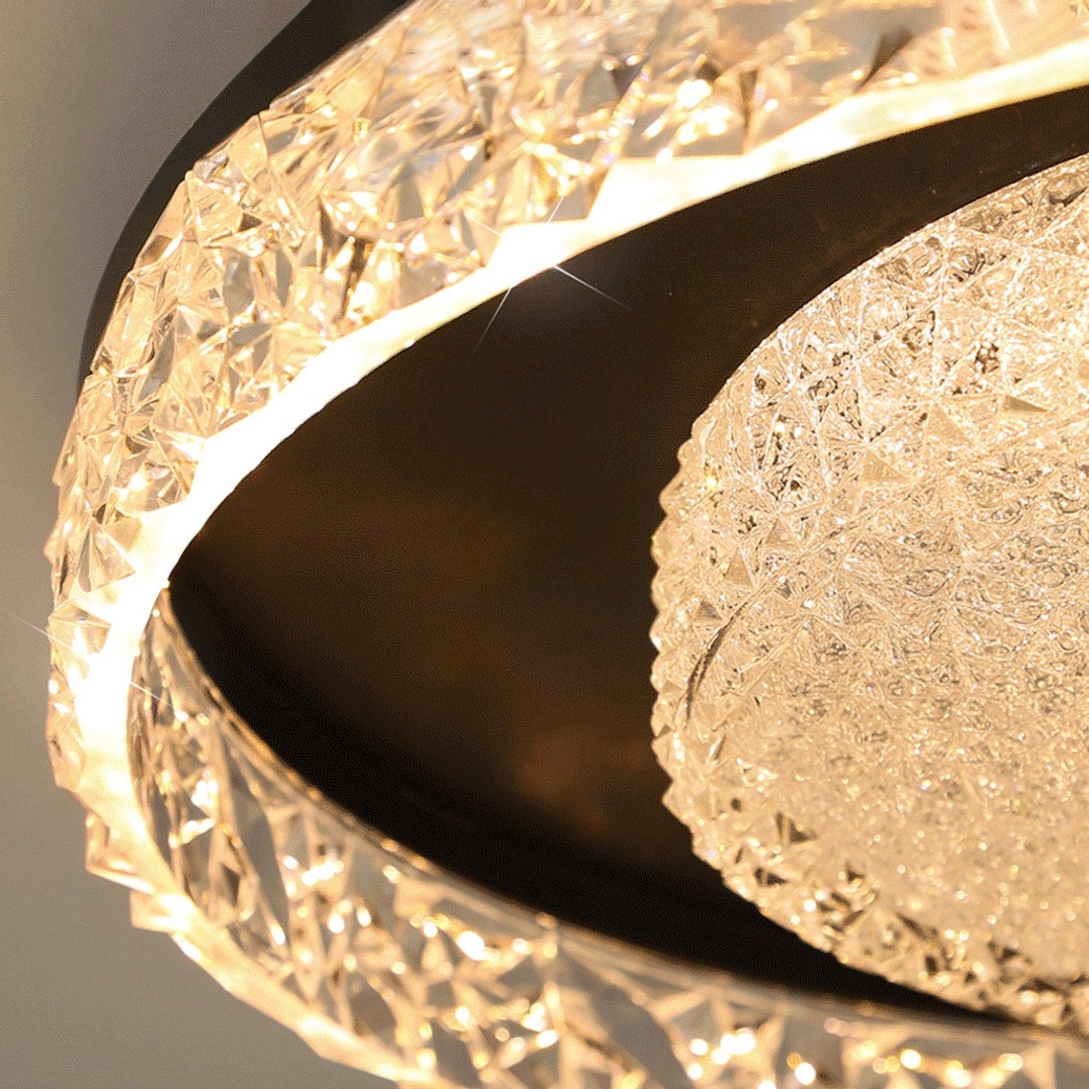 Agave Plafonnier Postmoderne de Luxe en Cristal